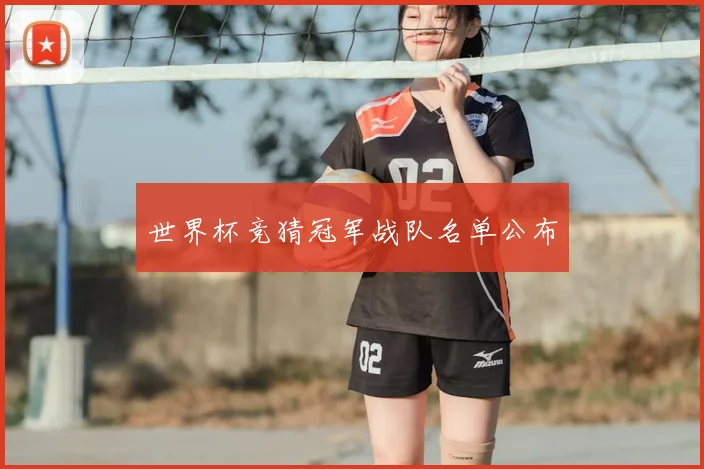 世界杯竞猜冠军战队名单公布
