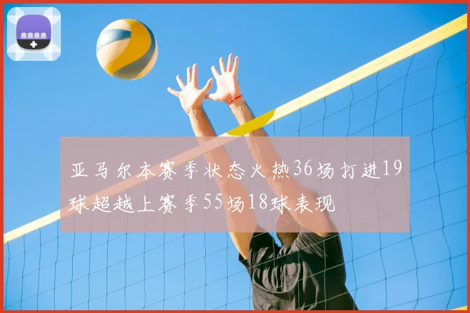 亚马尔本赛季状态火热36场打进19球超越上赛季55场18球表现