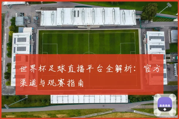 世界杯足球直播平台全解析：官方渠道与观赛指南